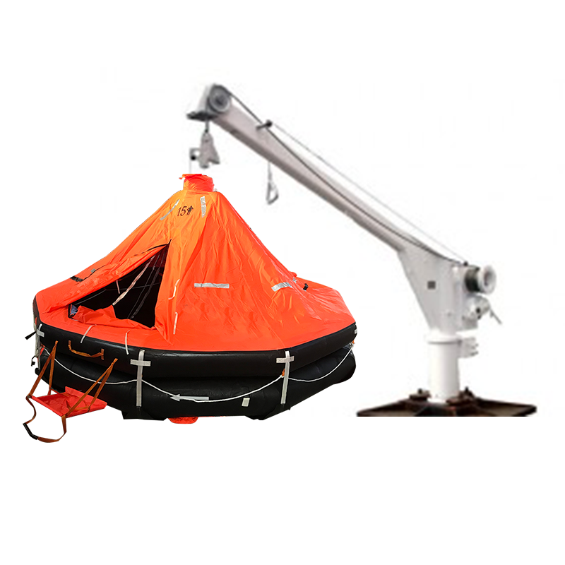 Davit launched Inflatable liferaft Gathering Marine