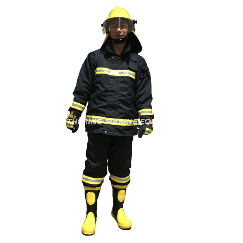 EN Standard Fire Suit Waterproof Fireprooof Fire Fighting Suit Firemen Overalls Fireman's Outfit
