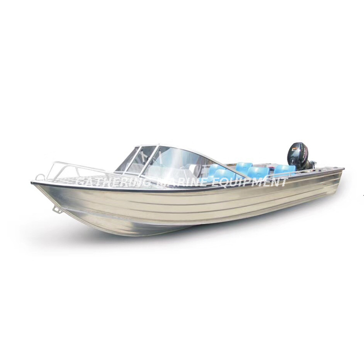 Aluminum Boat Fishing Rowing Durable Boat Aluminium-Alloy Hull