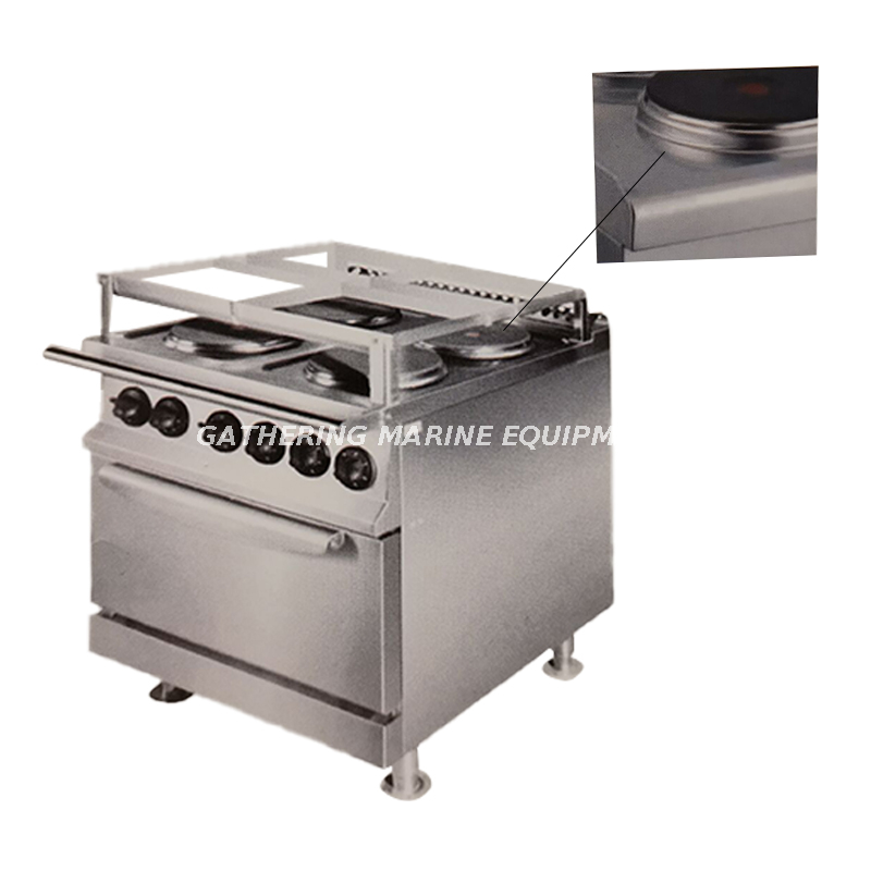 Marine Cooking Range With Oven Round Hot Plate type cooking range