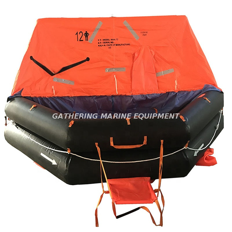 Throw-Overboard Inflatable Life Raft