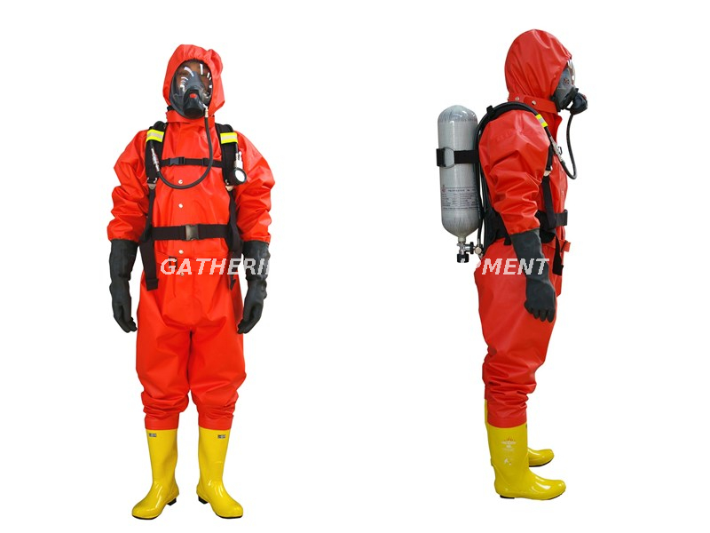 self contained biohazard suit